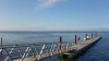 Jetée à Andernos Les Bains les yeux plongés dans le bassin d' Arcachon