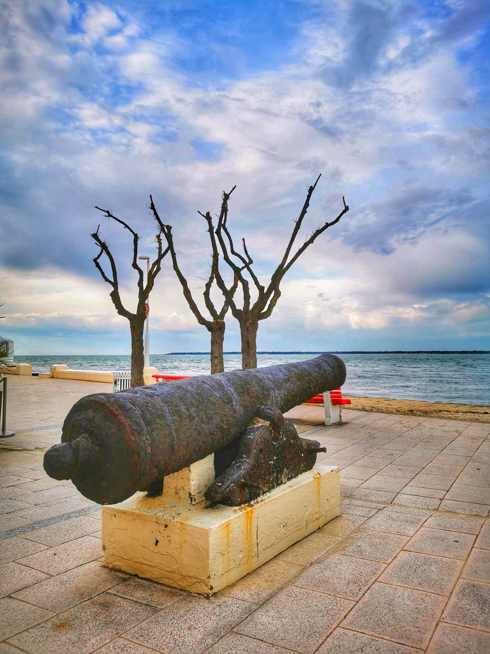 Le canon du moulleau à Arcachon