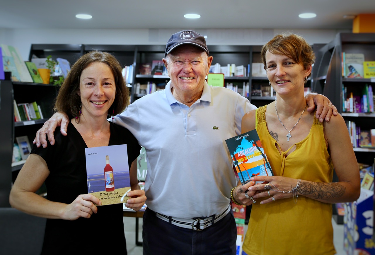 Arcachon, nid d’espion, le dernier livre de Charles Fuster en dédicaces à la librairie Victor Hugo de La Teste