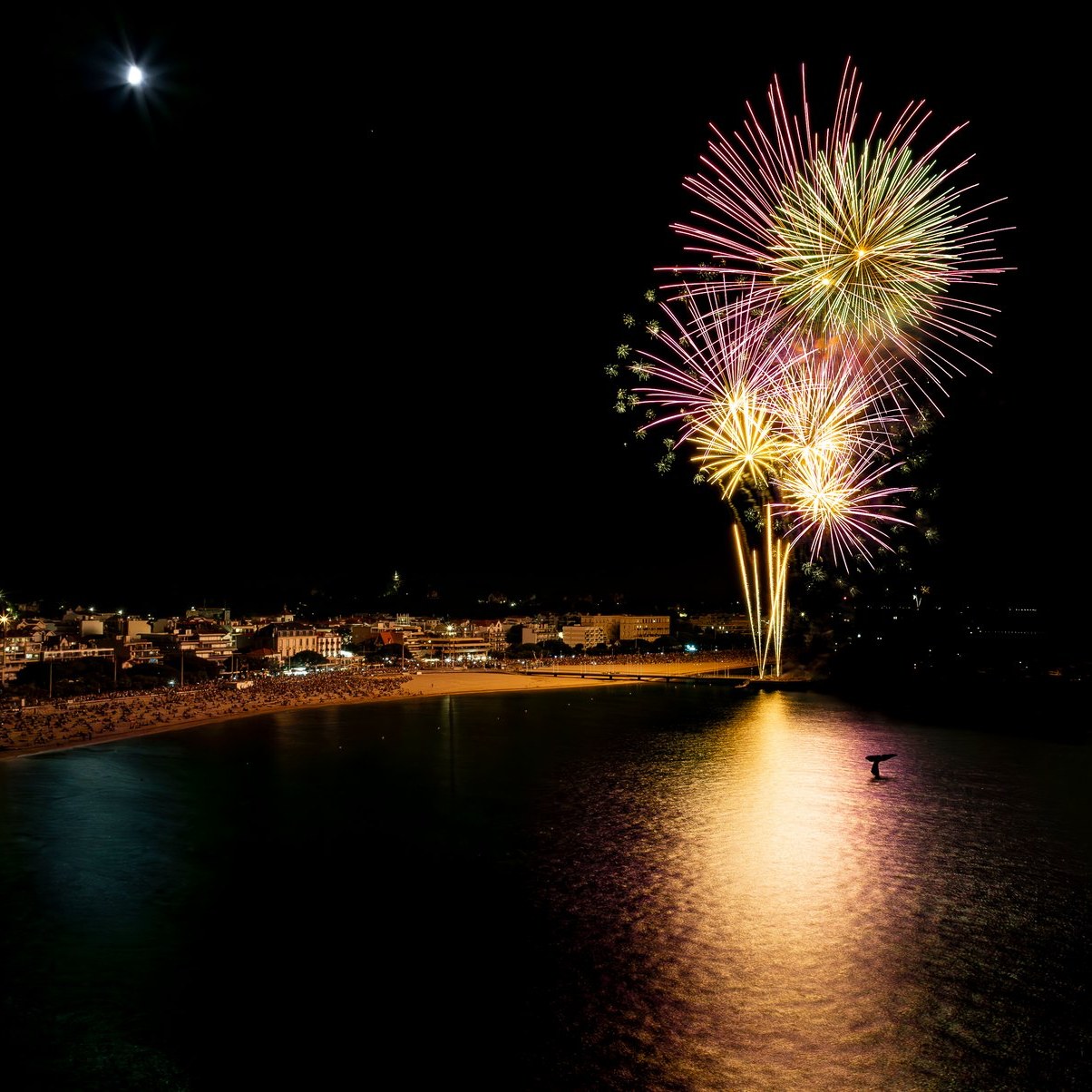 Feu d’artifice 15 août à Arcachon 📸 ville d’Arcachon