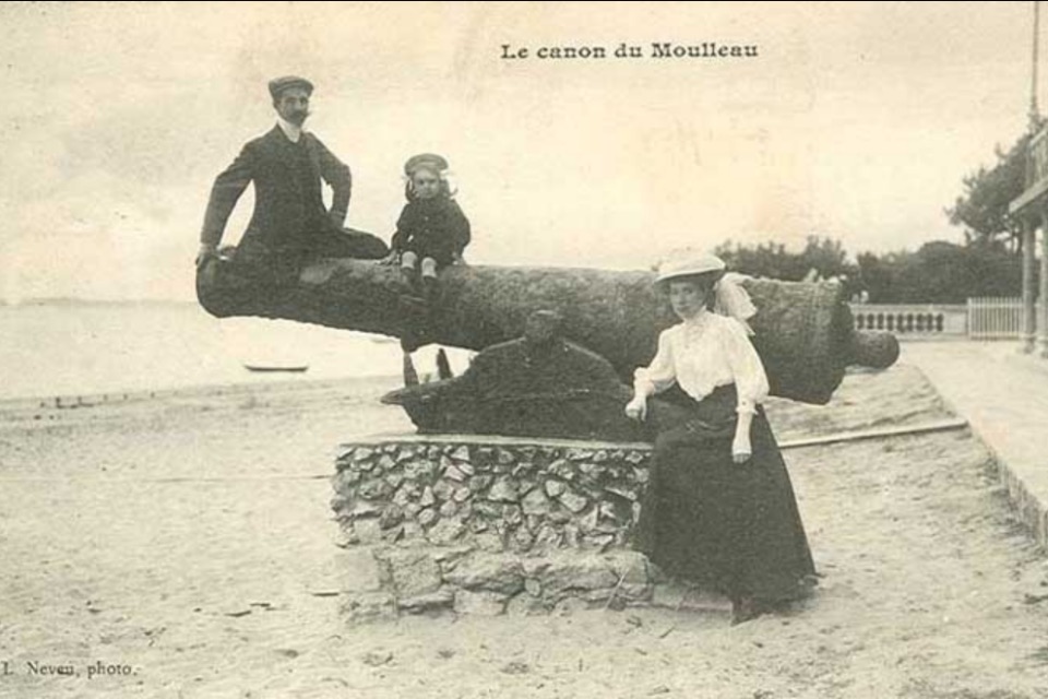 Le canon du moulleau à Arcachon