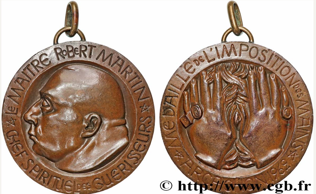 Médaille de l'Imposition des Mains en bronze par la Monnaie de Paris